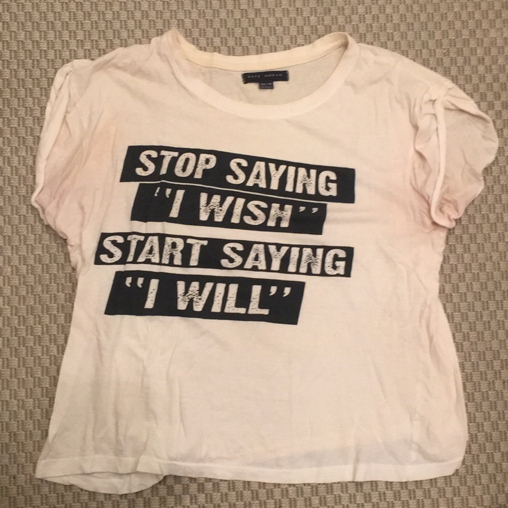 Loose Fit Word Tee